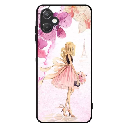 virágos fashion menyasszony párizs paris eiffel torony tavaszi Samsung Galaxy A06 tok