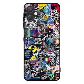 NASA matricabomba astronaut űrhajós stickerbomb Samsung Galaxy A06 tok