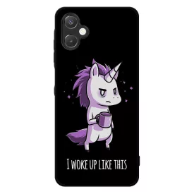 Unikornis - morcos reggel unicorn egyszarvú Samsung Galaxy A06 tok