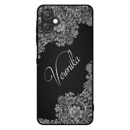 Kérd a neveddel - Matyó magyar mintás hungarian folk Samsung Galaxy A06 tok