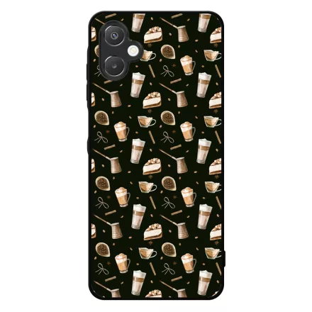 Coffee & Café kávés őszi Samsung Galaxy A06 tok