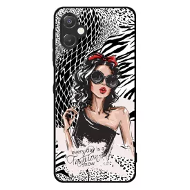 Fashion Show Girl Wild Beauty Csajos Allat mintas Samsung Galaxy A06 tok