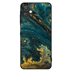 Luxury Blue Aranylo marvany Samsung Galaxy A06 tok