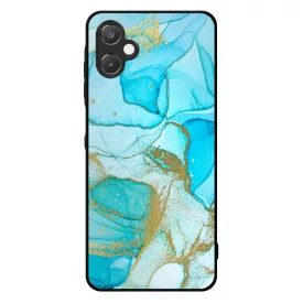 Ocean Blue Gold marvanyos marvany mintas Samsung Galaxy A06 tok