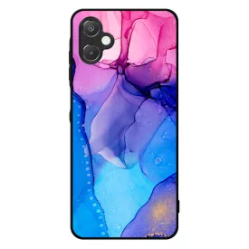 Blue Pink Gradient Ink kek rozsaszin marvanyos Samsung Galaxy A06 tok