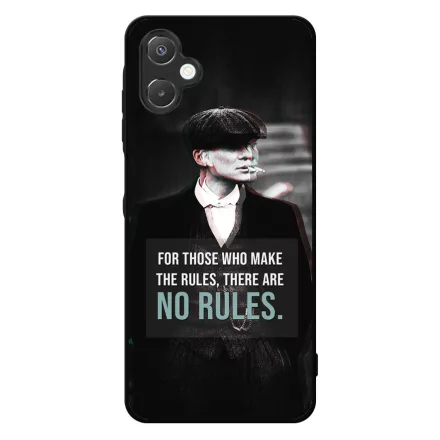 Tommy Shelby No rules idezet peaky blinders Samsung Galaxy A06 tok