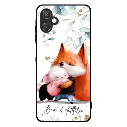 Kerd a neveddel - Nyuszi es Roka - osz Samsung Galaxy A06 tok