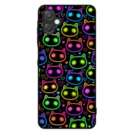 Halloween Macskak - Colored Samsung Galaxy A06 tok
