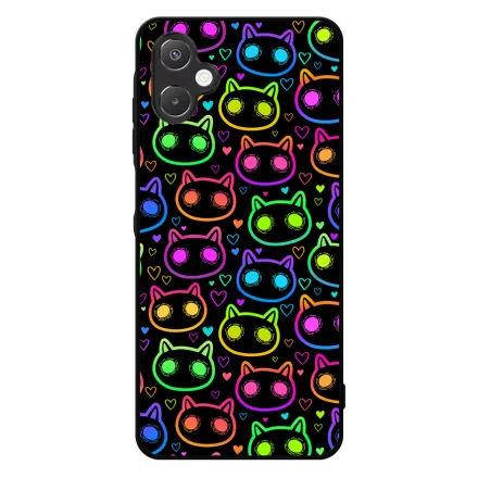 Halloween Macskak - Colored Samsung Galaxy A06 tok