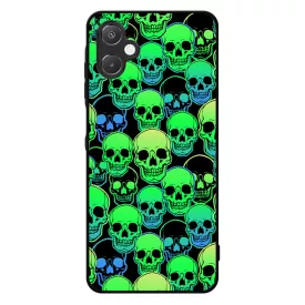 Green Skulls - Halloween Samsung Galaxy A06 tok