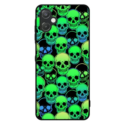 Green Skulls - Halloween Samsung Galaxy A06 tok