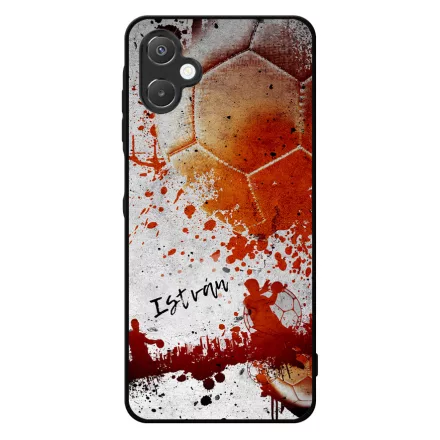 Kerd a neveddel RED kezilabda mintas Samsung Galaxy A06 tok