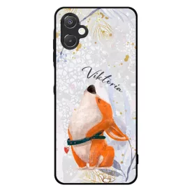 Cuki corgi kutyus - Téli mintás Samsung Galaxy A06 tok