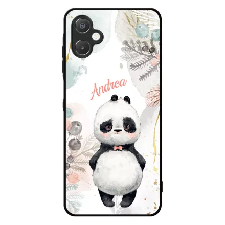 Édes kis Panda - Téli mintás Samsung Galaxy A06 tok