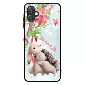 Nyuszi és Süni - Téli mintás Samsung Galaxy A06 tok