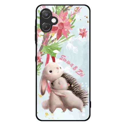 Nyuszi és Süni - Téli mintás Samsung Galaxy A06 tok