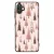 Rózsaszín karácsonyi fenyőfa mintás Samsung Galaxy A06 tok