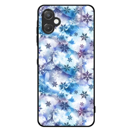 Téli Szépséges Hópihe mintás Samsung Galaxy A06 tok