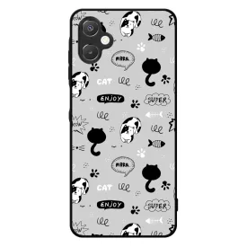 Mrrr Cuki Cica mintás Samsung Galaxy A06 tok