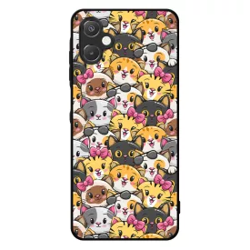 A legcukibb cica mintás Samsung Galaxy A06 tok