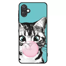 Bubble Cat - cica mintás Samsung Galaxy A06 tok