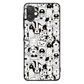 Aranyos kutya mintás Samsung Galaxy A06 tok