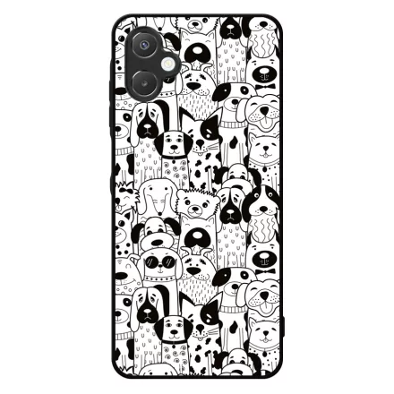 Aranyos kutya mintás Samsung Galaxy A06 tok