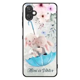 Neves cukisagok kollekcio Esernyos nyuszi szerelem Samsung Galaxy A06 tok