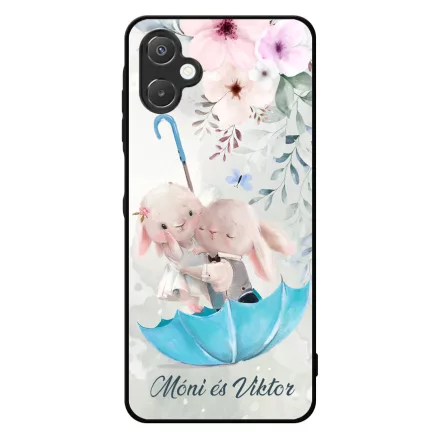 Neves cukisagok kollekcio Esernyos nyuszi szerelem Samsung Galaxy A06 tok