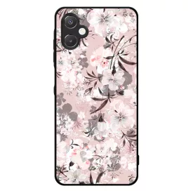 Puderpink tavaszi viragos Samsung Galaxy A06 tok