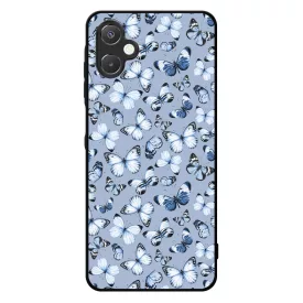 Szepseges kek pillangok Samsung Galaxy A06 tok