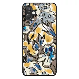 Művészi kék virágzás Samsung Galaxy A06 tok