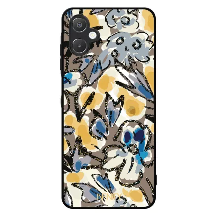 Művészi kék virágzás Samsung Galaxy A06 tok