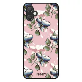 Rózsaszín tavaszi virágok Samsung Galaxy A06 tok