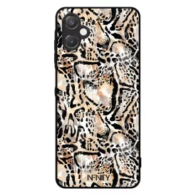 Különleges leopárd mintás Samsung Galaxy A06 tok