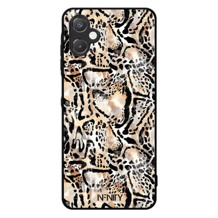 Különleges leopárd mintás Samsung Galaxy A06 tok