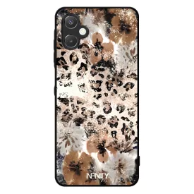 Leopárdos virágok Samsung Galaxy A06 tok