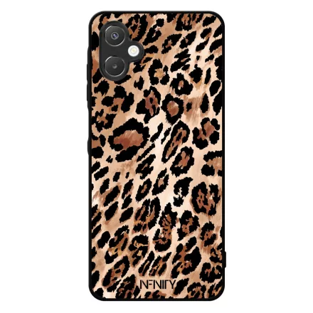 Klasszikus leopárd mintás Samsung Galaxy A06 tok