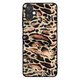 Gyönyörű leopárd mintás Samsung Galaxy A06 tok