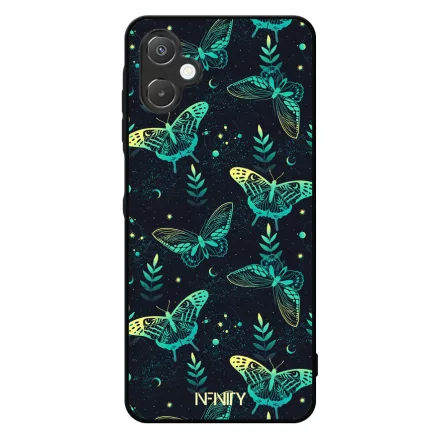 Türkiz mágikus lepkék Samsung Galaxy A06 tok