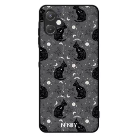 Mágikus fekete macska Samsung Galaxy A06 tok