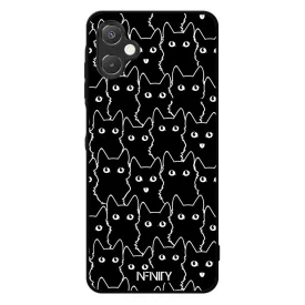 Cuki fekete macska Samsung Galaxy A06 tok