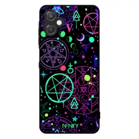 Neon ezoterikus szimbólumok Samsung Galaxy A06 tok