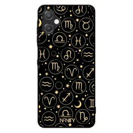 Aranyló zodiákus jelek Samsung Galaxy A06 tok