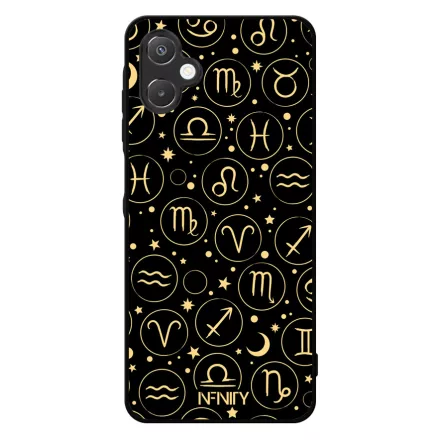 Aranyló zodiákus jelek Samsung Galaxy A06 tok