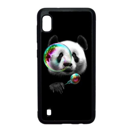 panda pandás Samsung Galaxy A10 fekete tok