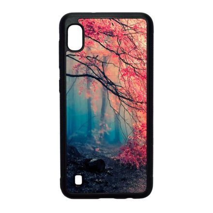 őszi erdős falevél természet Samsung Galaxy A10 fekete tok