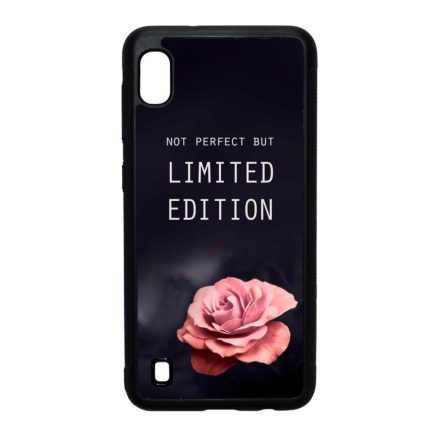 i am Not Perfect But Limited edition viragos rose rozsas Samsung Galaxy A10 fekete tok
