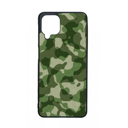 terepszin camouflage kamuflázs Samsung Galaxy A12 tok