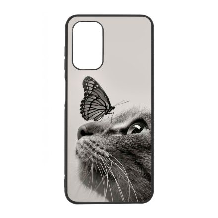 Cica és Pillangó - macskás Samsung Galaxy A13 4G tok